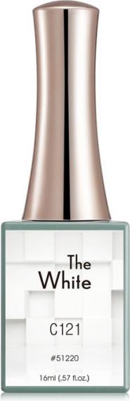 Canni Vernis en gel The White C121 UV/LED (Blanc laiteux, Vernis semi-permanent)