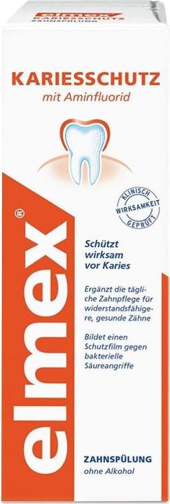Actual product image Elmex Caries protection tooth rinse (400 ml, Mouthwash)