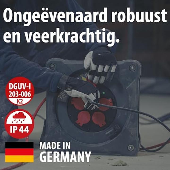 Immagine prodotto Brennenstuhl Avvolgicavo professionale con protezione antiribaltamento totale (33 m, 2.50 mm².)