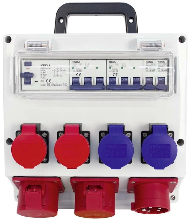 Produktbild Steffen Baustromverteiler (6 x, Typ 23, Typ 25, CEE 16/5)