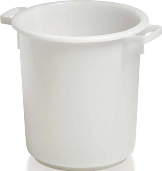 Produktbild Craemer Kunststoffbehälter rund 40 l HD-PE weiss D420xH445mm mit Aussengriff