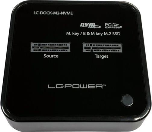 Immagine prodotto LC-Power LC-DOCK-M2-NVME per docking station 2x NVMe-M.2-SSD al dettaglio