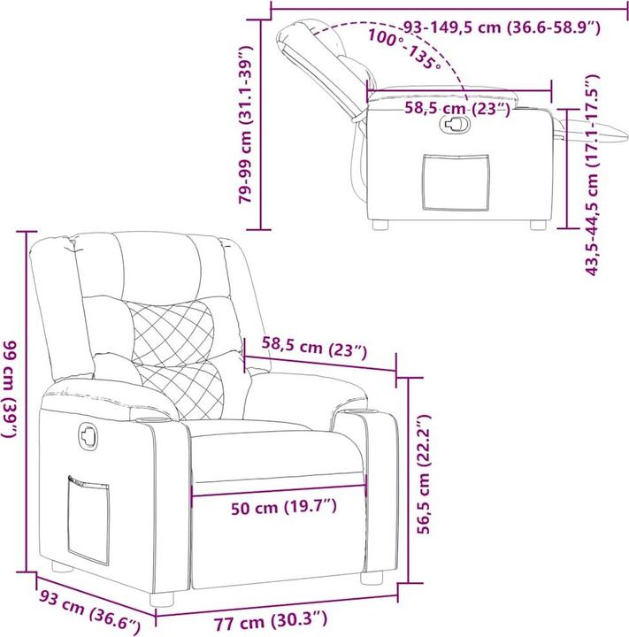 Produktbild vidaXL Relaxsessel