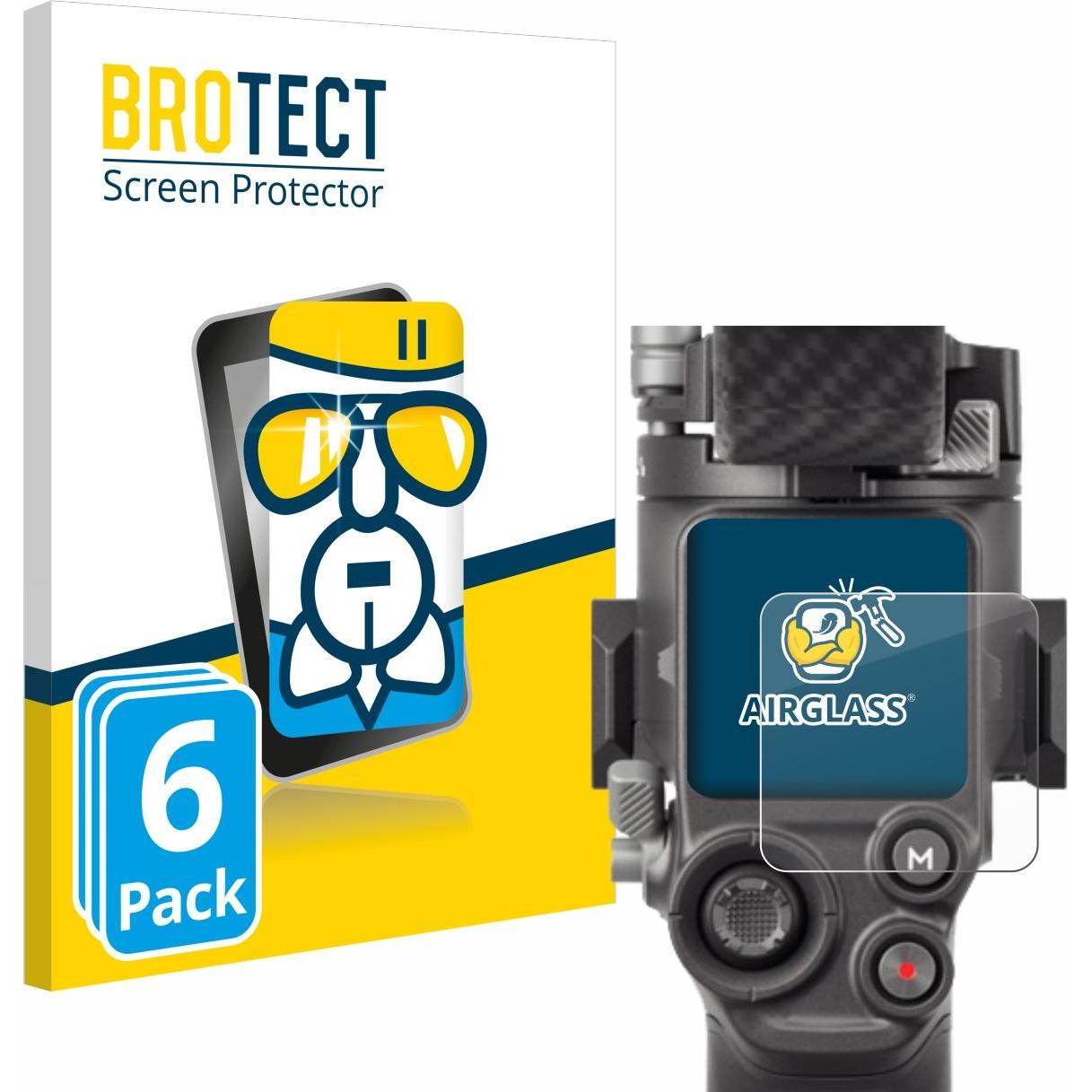 BROTECT Schutzglas Schutzfolie Displayschutz Display Schutz Glas Folie klar (RS 4), Action Cam Zubehör