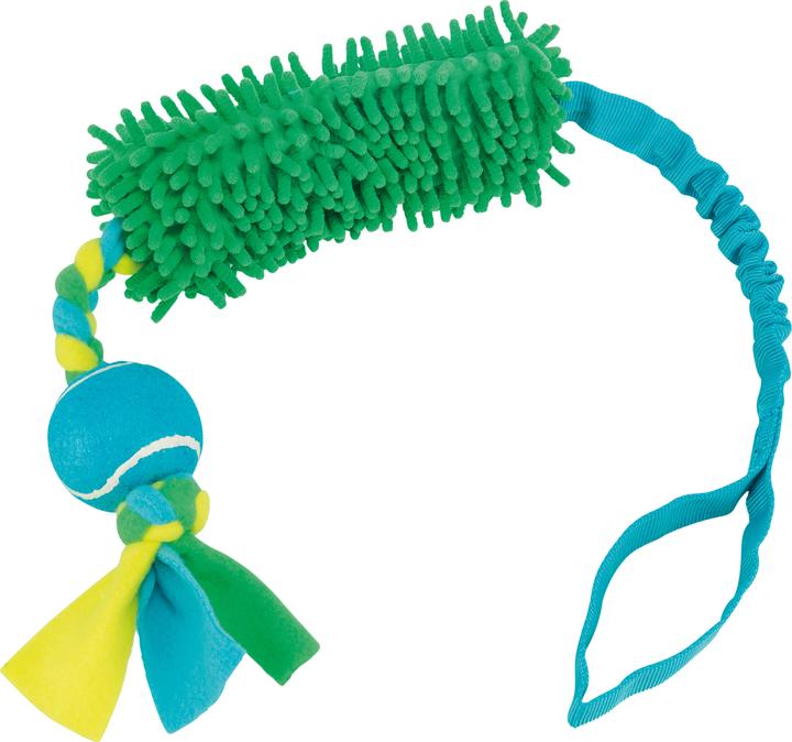 Image du produit Trixie Jouet pour chien Bungee Tugger avec balle de tennis, 85 cm, Mint (Jouet à mâcher pour chien)