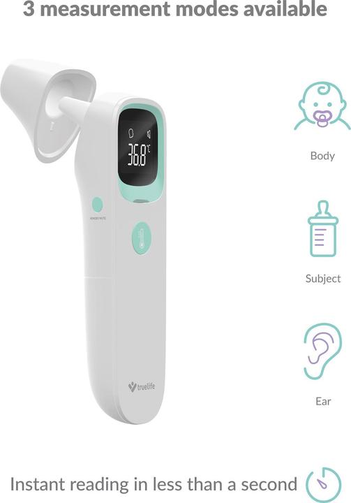 Immagine prodotto Truelife Termometro clinico Ir Care Q10 BT (Auricolare, Fronte, Senza contatto)