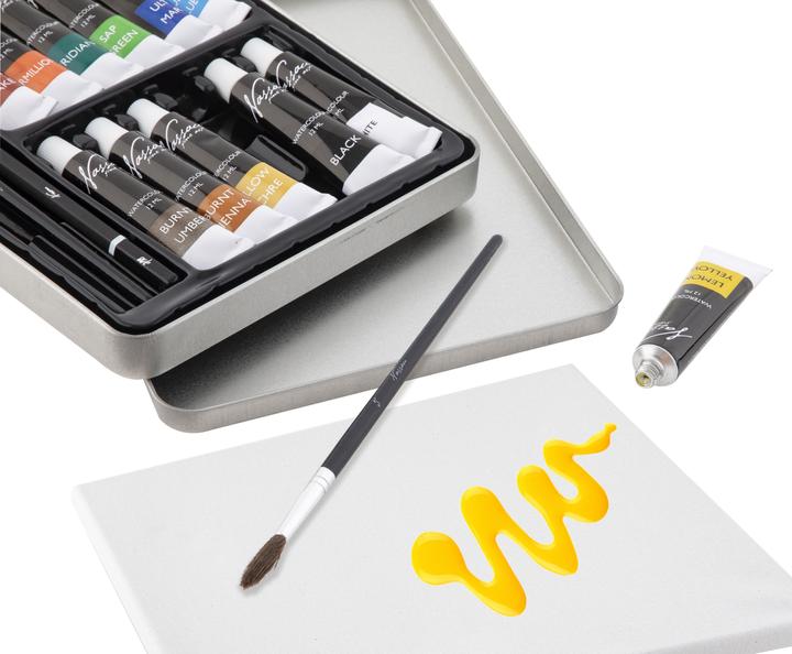 Actual product image Grafix Watercolour paint with accessories, 16 pcs.