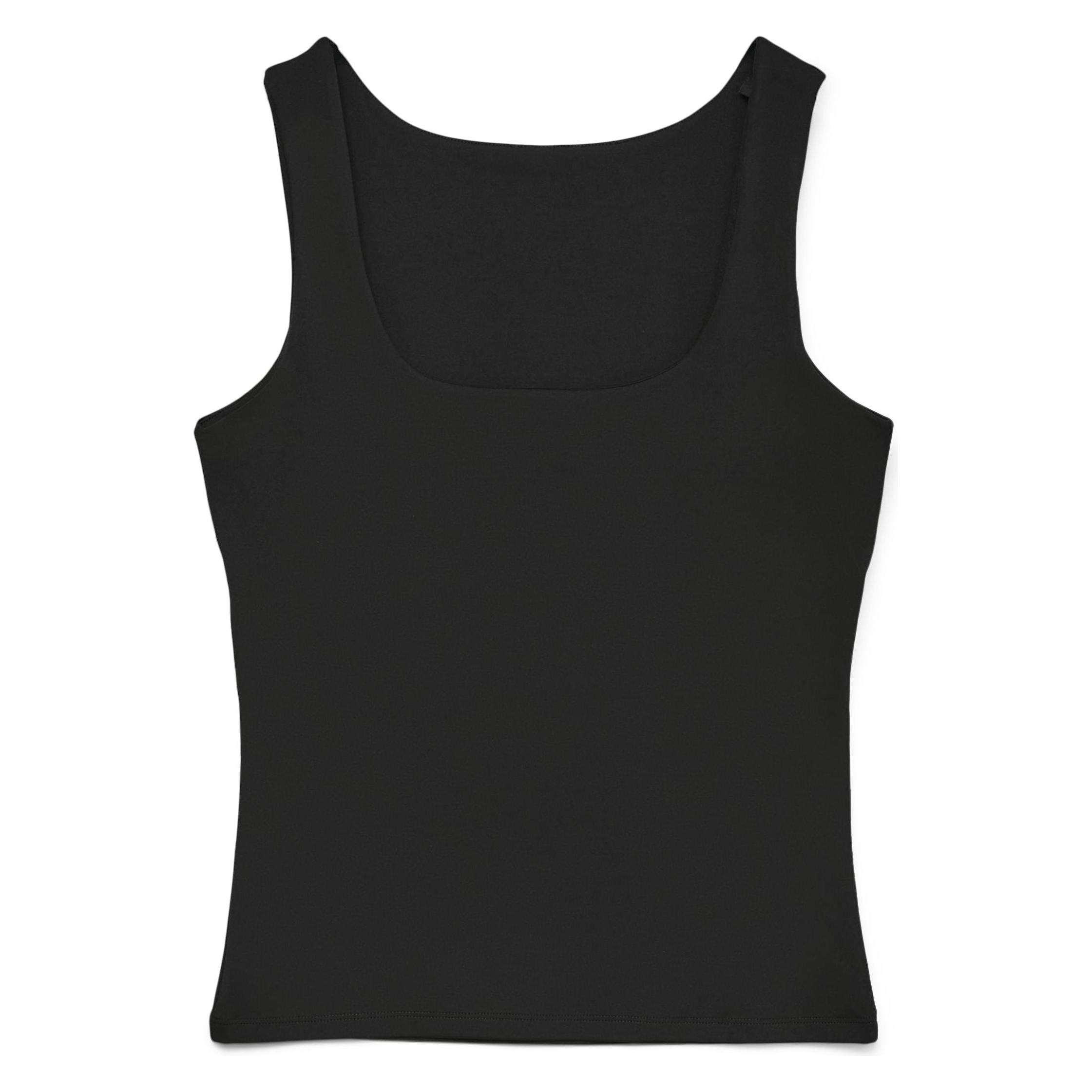 Vero Moda, Damen, Blusen, Vmmillion Sl Square Top 2-Way Jrs Noos, Schwarz, (Xs)