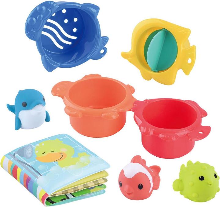 Image du produit Play Jouets de bain Splashy, 8 pièces.