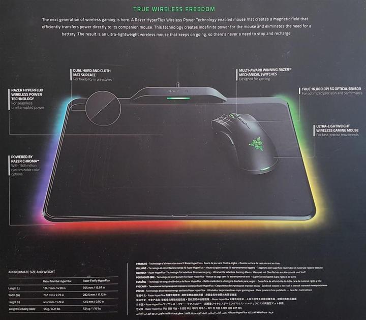 Produktbild Razer Mamba + Firefly HyperFlux Bundle (Kabellos)
