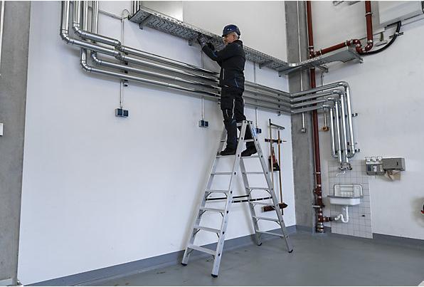 Image du produit Krause Escabeau pour charges lourdes (Échelle deux plans, 205 cm)