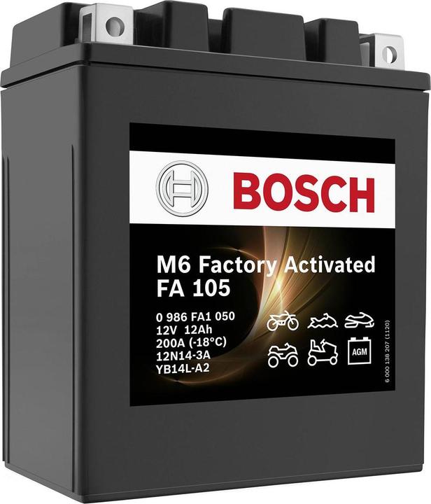 Immagine prodotto Bosch Automotive Batteria per moto al GEL (12 Ah, 200 A, 12 V)