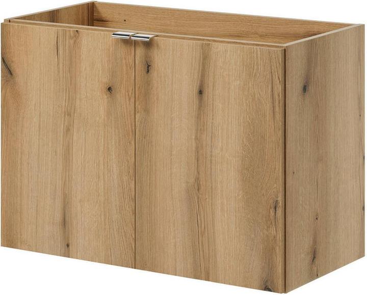 Produktbild En.Casa Waschtischunterschrank Skelbolu 160x60x40cm Eicheoptik