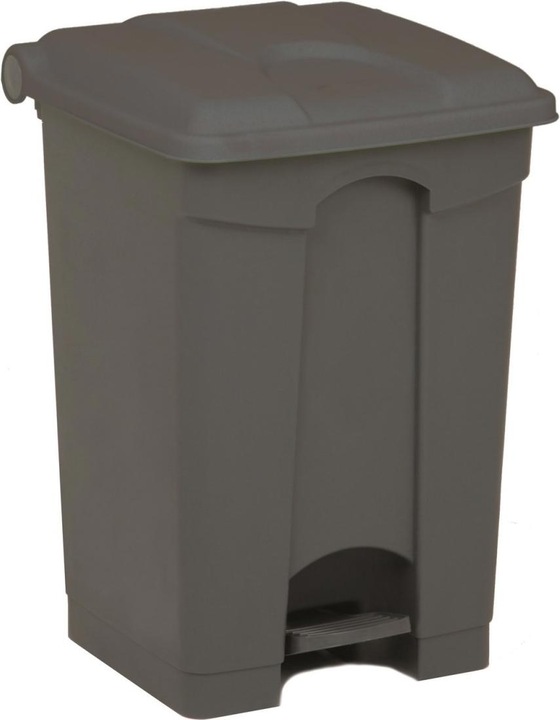 Produktbild Linum Tretabfalleimer rechteckig grau 45lt 41x40 h:60cm (45 l)