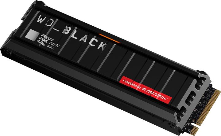 Actual product image WD Black SN8100 mit Heatsink powered by SANDISK (4000 GB, M.2 2280)