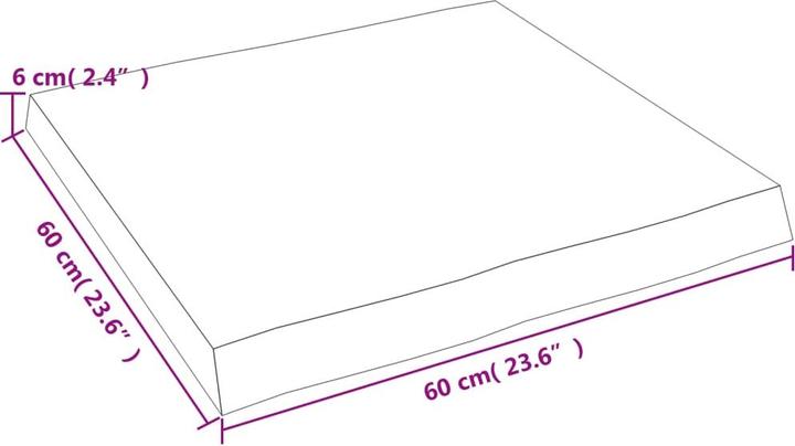 Immagine prodotto VidaXL Chaim (60 x 60 x 6 cm)