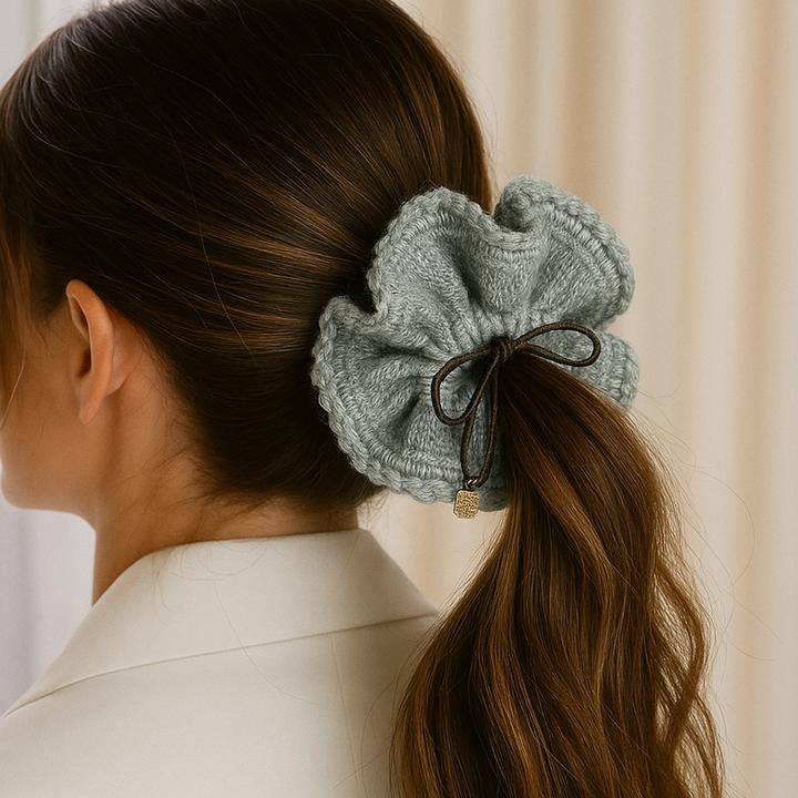 Immagine prodotto Avizar Haargummi mit gestricktem Muster Cornelia (Elastico per capelli)