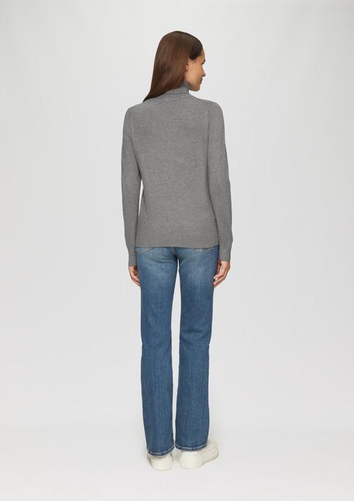 Image du produit S.Oliver Strickpullover Feinstrickpullover mit Rollkragen (36)