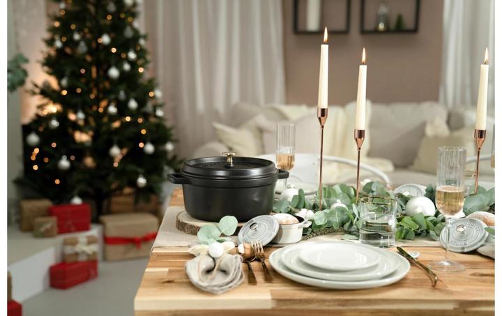 Produktbild Staub Cocotte (22 cm, Bräter + Schmortopf, Gusseisen)