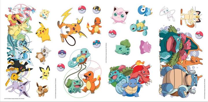 Roommates Pokemon Favourite Wall Stickers