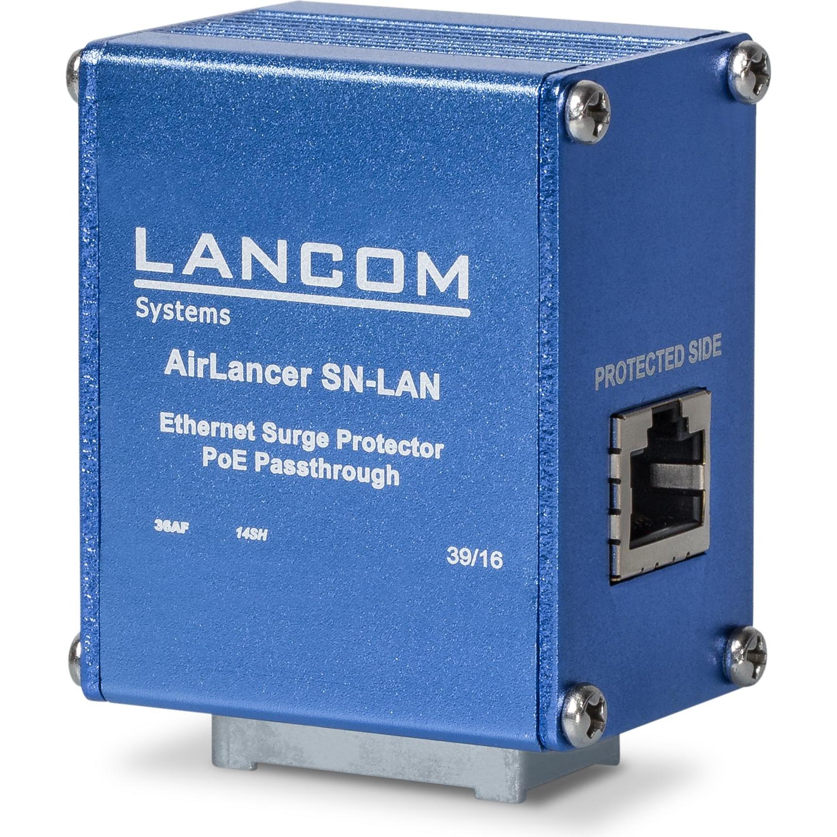 Lancom Systems Systems AirLancer SN-LAN Überspannungsschutz Outdoor (1000 Mbit/s), Powerline, Blau