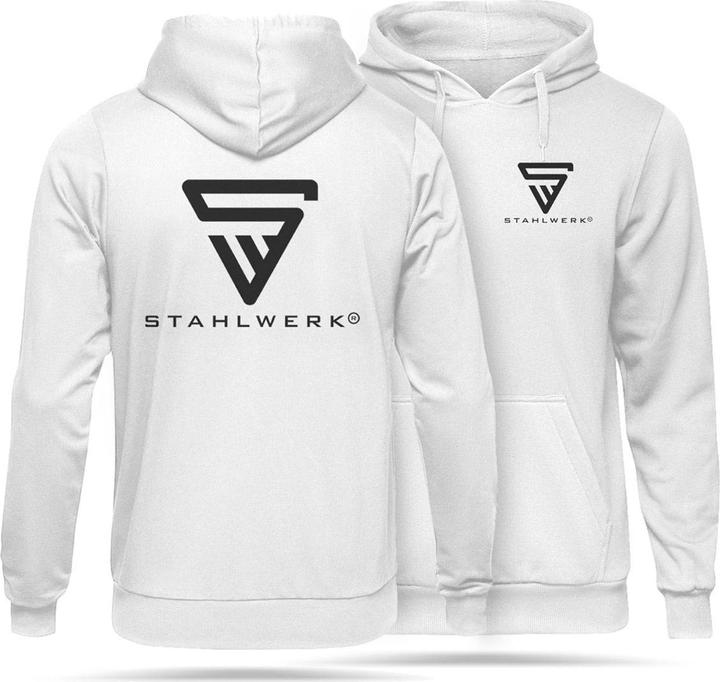 Produktbild Stahlwerk Hoodie Kapuzenpulli Kapuzenpullover Weiss Grösse XXL (XXL)