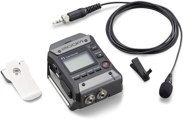 Zoom F1-LP Field Recorder with lavalier microphone (Handheld)