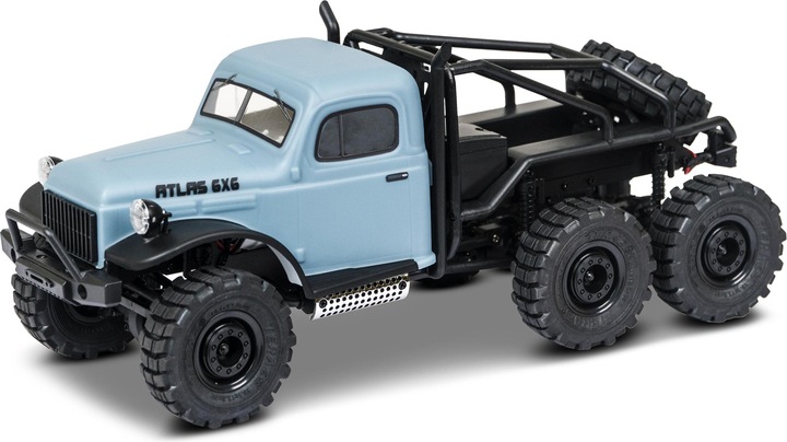 Immagine prodotto RocHobby Crawler in scala ATLAS 6x6, blu, 1:18, RTR (RTR pronto all'uso)
