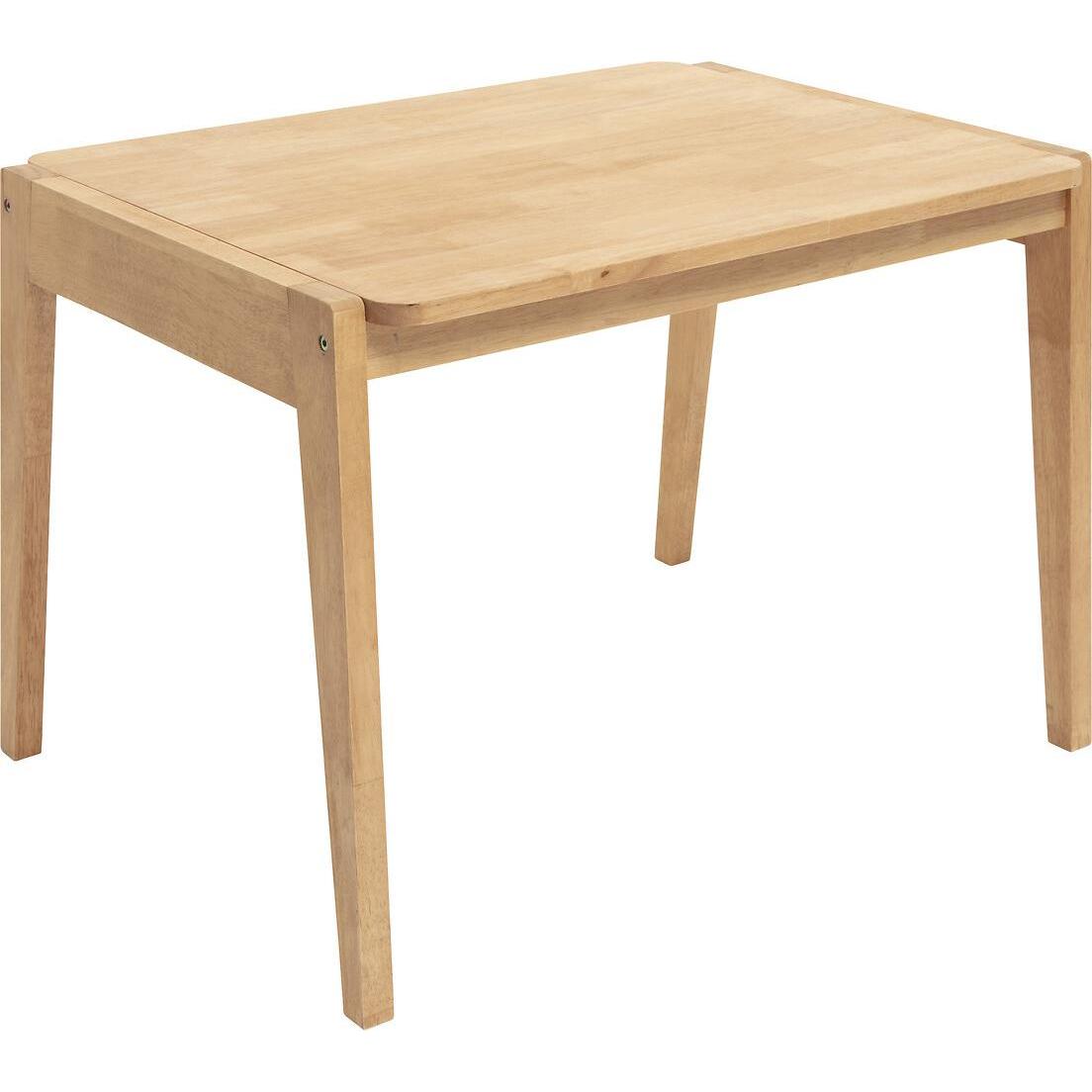 Atmosphera, Kinderstuhl + Kindertisch, rechteckiger hevea robin tisch, braun (Kindersessel)