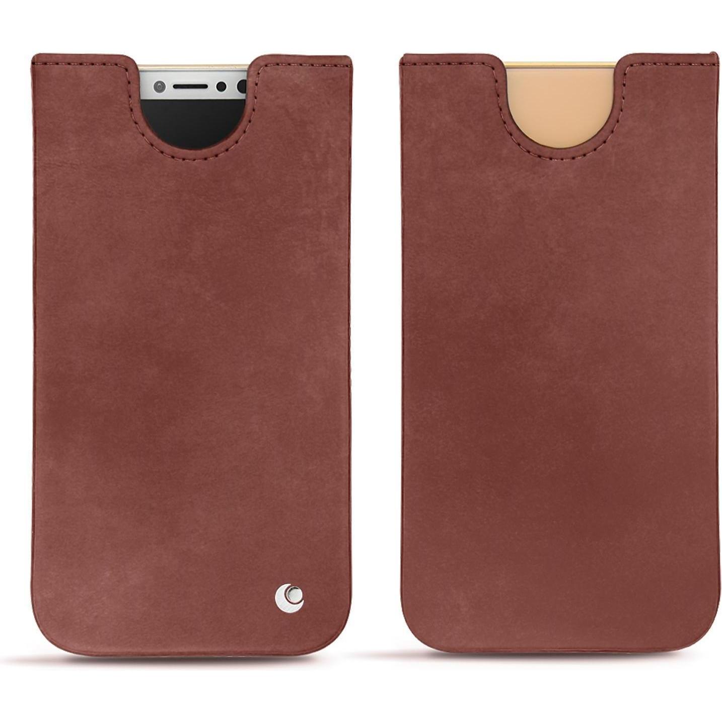Noreve Lederschutzhülle (Apple iPhone XS), Smartphone Hülle, Rot