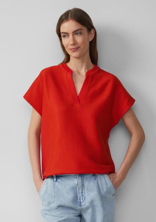 Actual product image S.Oliver T-Shirt Weiches T-Shirt im Relaxed Fit mit Struktur (32)