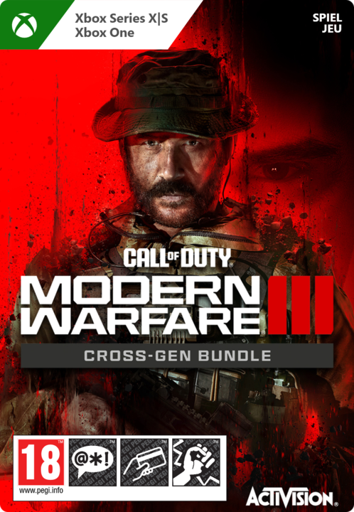 Image du produit Microsoft Xbox Call of Duty : Modern Warfare III - Code de téléchargement Cross-Gen Bundle (Xbox Series X, Xbox One X, Xbox One S, Xbox Series S)