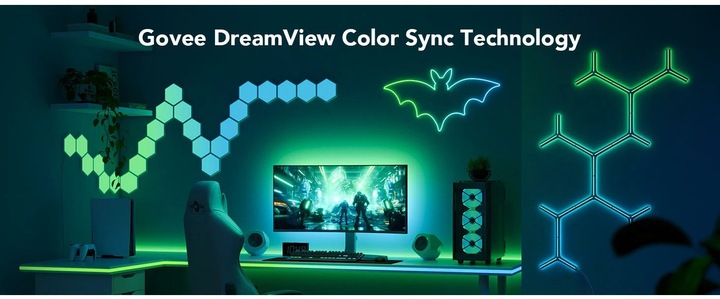 Immagine prodotto Govee Striscia LED Gaming G1 (RGBW, 200 cm, Interno)