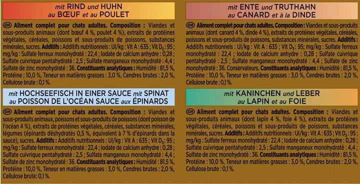 Produktbild Gourmet Gold Feine Kompositionen (Adult, 8 Stk., 680 g)