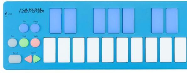 Produktbild Keith McMillen McMillen K-Board MIDI-Controller Aqua mit Kopfhörer (Keyboard)