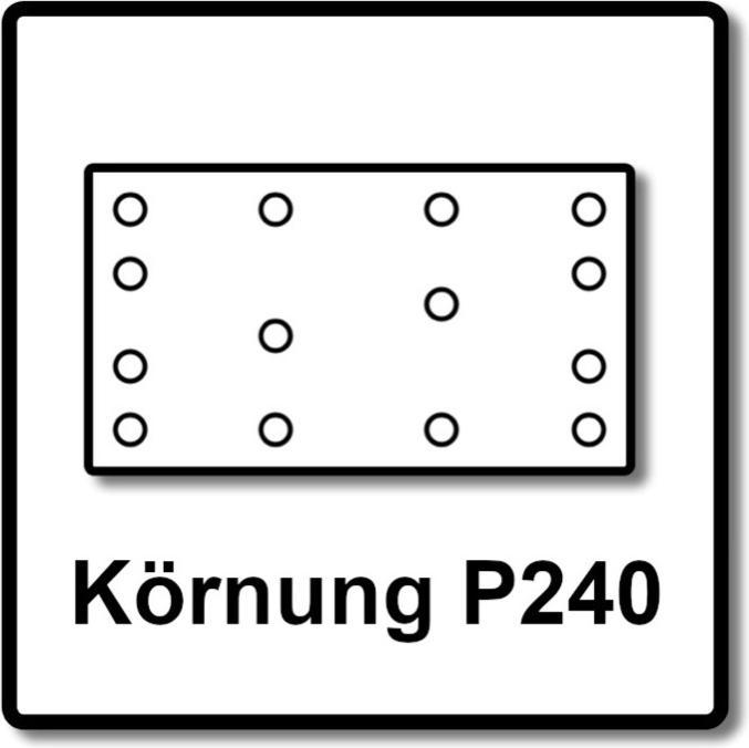 Produktbild Festool STF 80x133 Schleifstreifen Granat P240 80 x 133 mm 200 Stk. ( 2x 497124 ) für Rutscher RTS (P240)