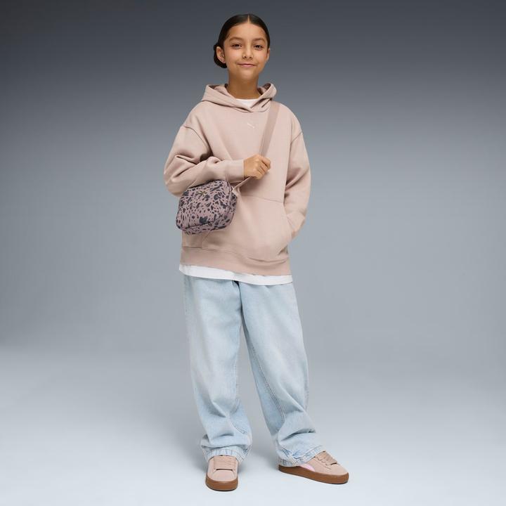 Image du produit Puma Sweat à capuche décontracté avec logo de chat centré pour enfants (164)