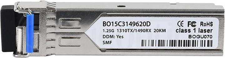 Actual product image CBO Foundry E1MG-BXU-F1 Compatible BlueOptics SFP BO15C3149620D