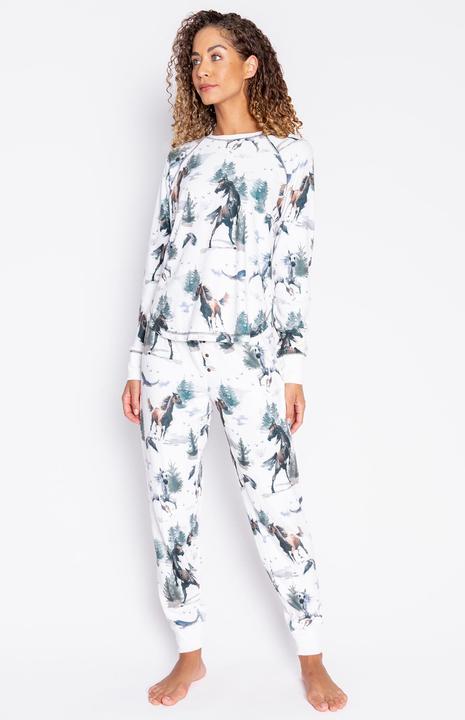 Produktbild Pj Salvage Pyjama Unterteil weiss/klein gemustert (XS)
