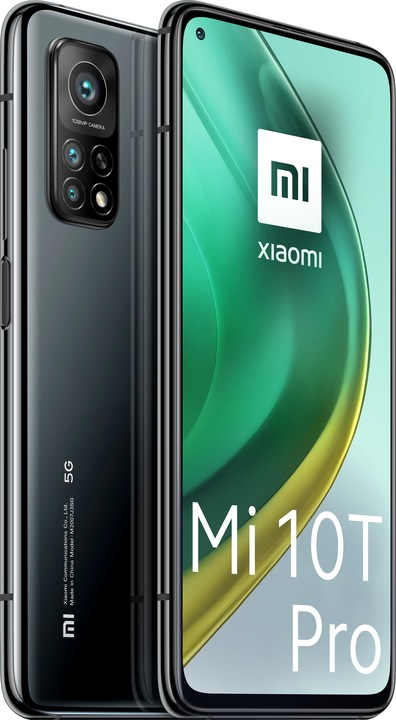 Immagine prodotto Xiaomi Mi 10T Pro (256 GB, Cosmic Black, 6.67", Doppia SIM, 108 Mpx, 5G)