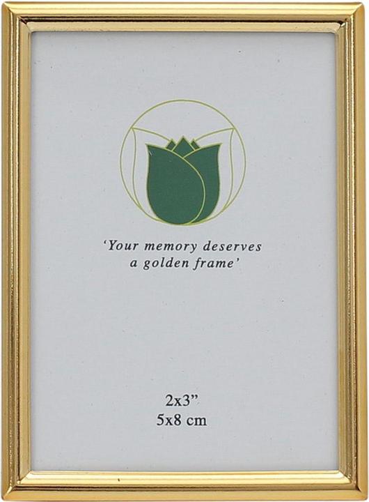 Weisz Photo Frame Gold Colour 6x9 cm