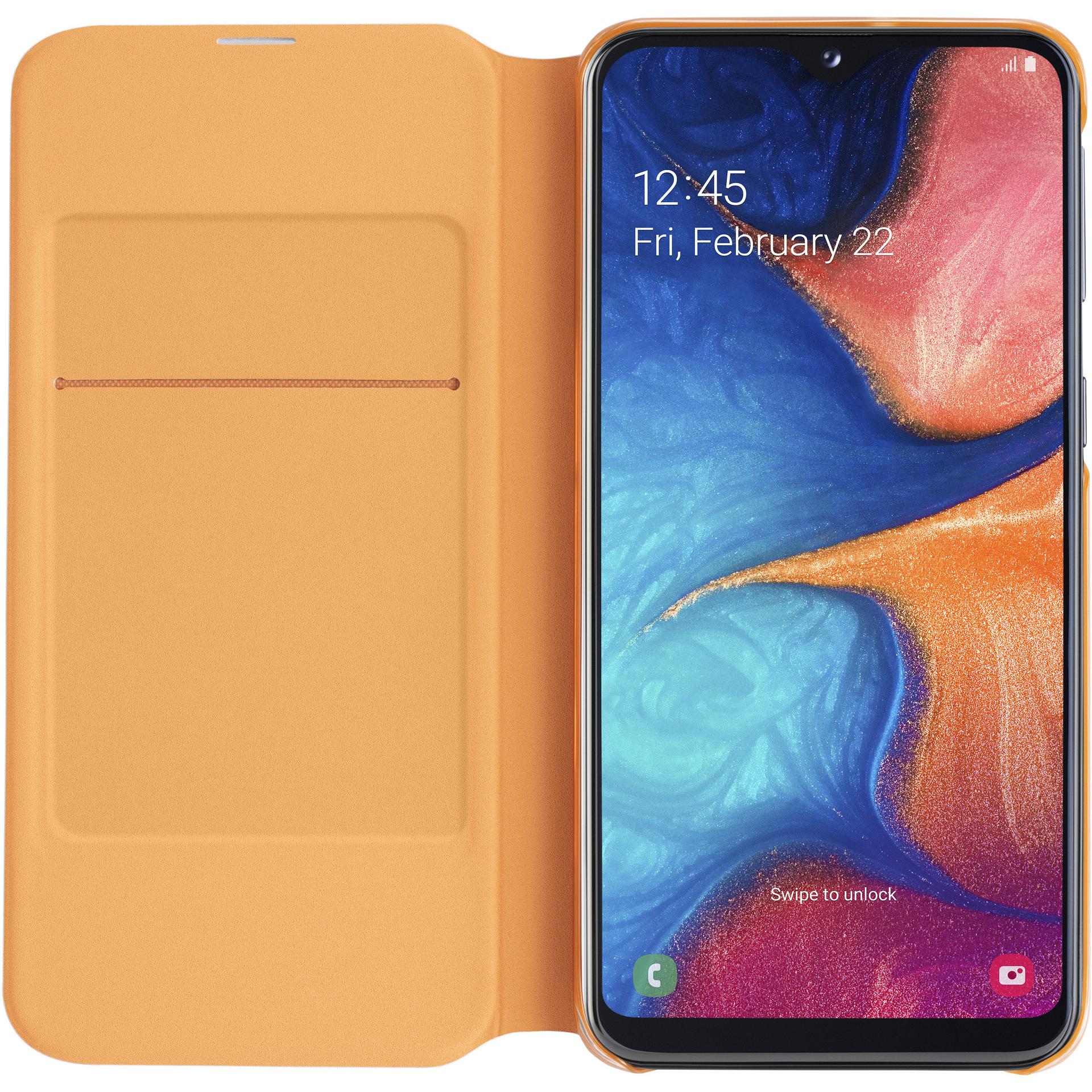 Samsung Wallet Cover (Samsung Galaxy A20e), Smartphone Hülle, Weiss