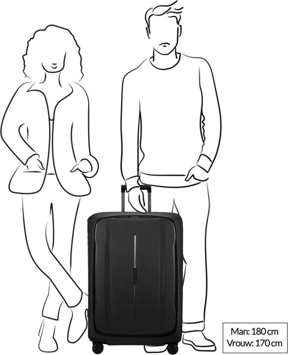 Produktbild Samsonite Reiskoffer - Essens Spinner 75 cm - Midnight Blue - 4.2 kg (111 l)