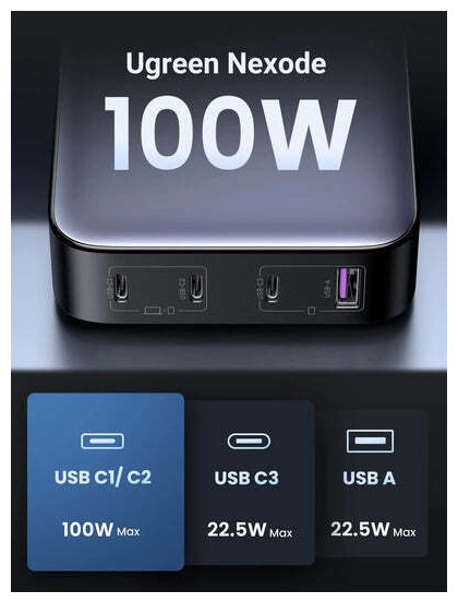 Image du produit Ugreen Nexode Desktop (100 W)