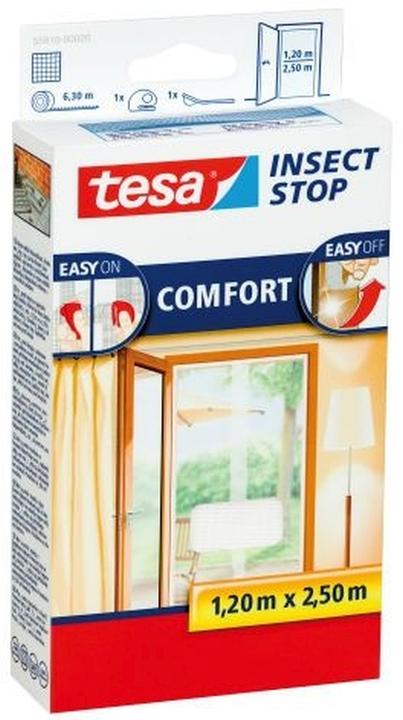 Immagine prodotto tesa Zanzariera COMFORT per finestre, con nastro velcro, autoadesiva, senza forare (65 x 250 cm)
