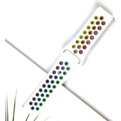 Thumbnail - Strap-it Sportarmband (22 mm, Silikon, Vantage M), Uhrenarmband, Weiss