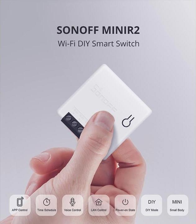 Actual product image Sonoff Mini R2 (Heating actuator)