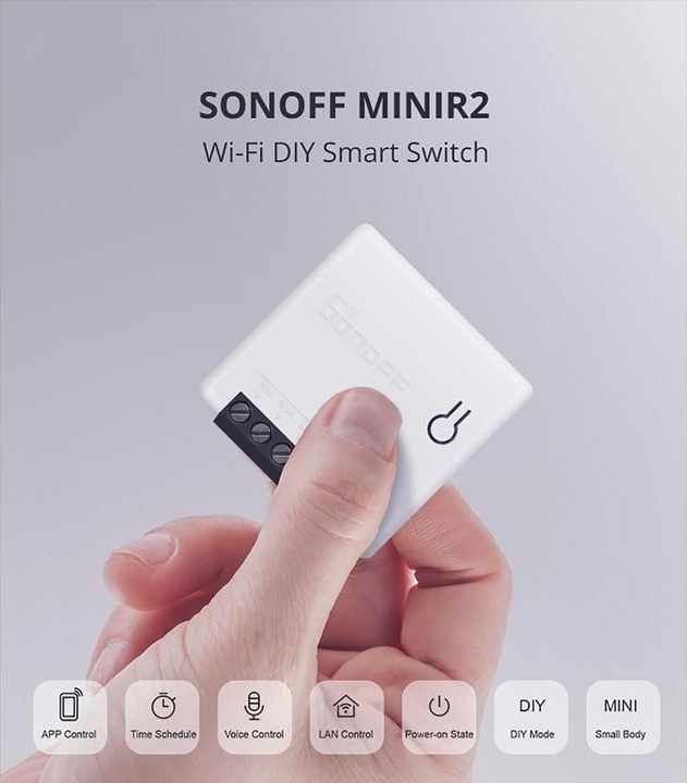 Image du produit Sonoff Mini R2 (Actionneur de commutation)