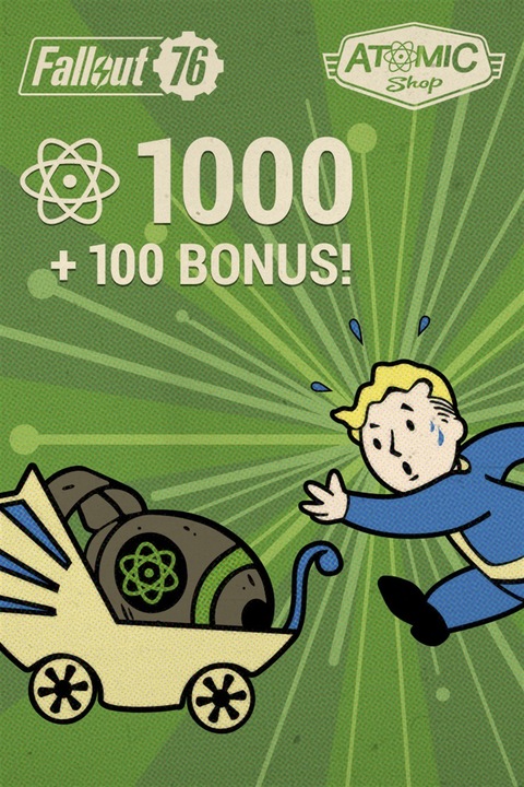 Produktbild Microsoft Fallout 76 - 1000 (+100 Bonus) Atoms (500 CHF)