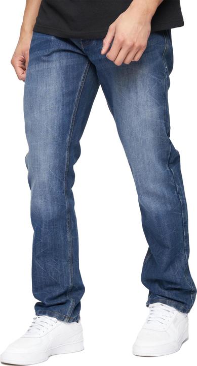 Actual product image Crosshatch Mens New Techno Denim Embossed Jeans (36)